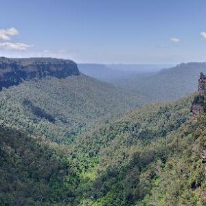 A view of the Jamison Valley in the Blue Mountains.